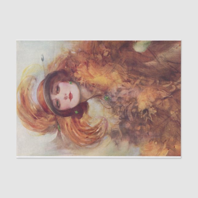 The Lure of the Green Eyes by William Barribal Tissue Paper (Front)