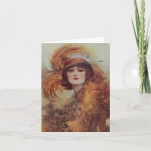 The Lure Of The Green Eyes - W.H. Barribal Card