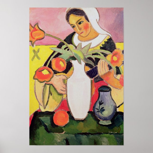 The Lute Player, 1910 Poster (Front)