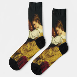 The Lute Player by Orazio Gentileschi Socks