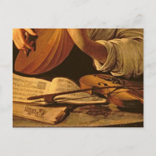 The Lute Player, c.1595 Postcard