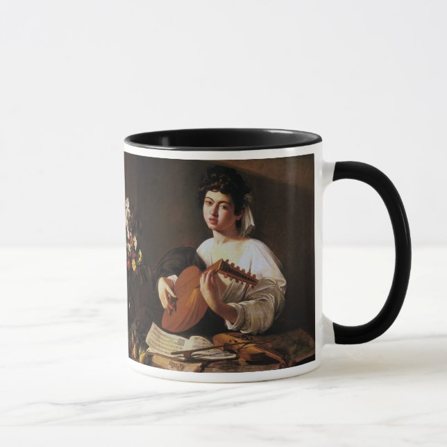 The Lute Player, Caravaggio Mug (Right)
