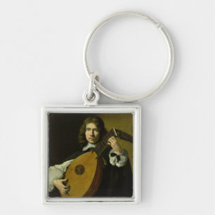 The Lute-Player Key Ring