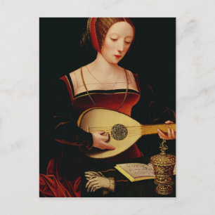 The Lute Player Postcard