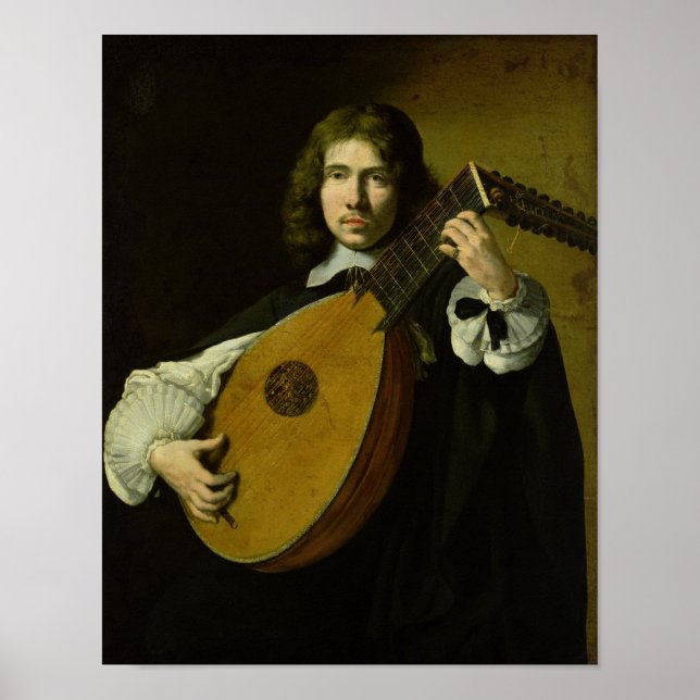 The Lute-Player Poster (Front)