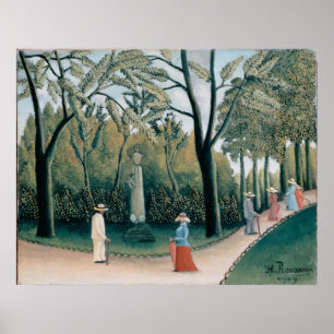 The Luxembourg Gardens. Monument to Chopin Poster