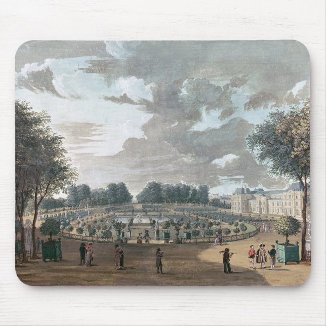 The Luxembourg Gardens Mouse Pad (Front)
