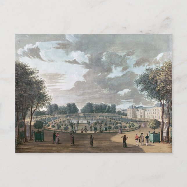 The Luxembourg Gardens Postcard (Front)