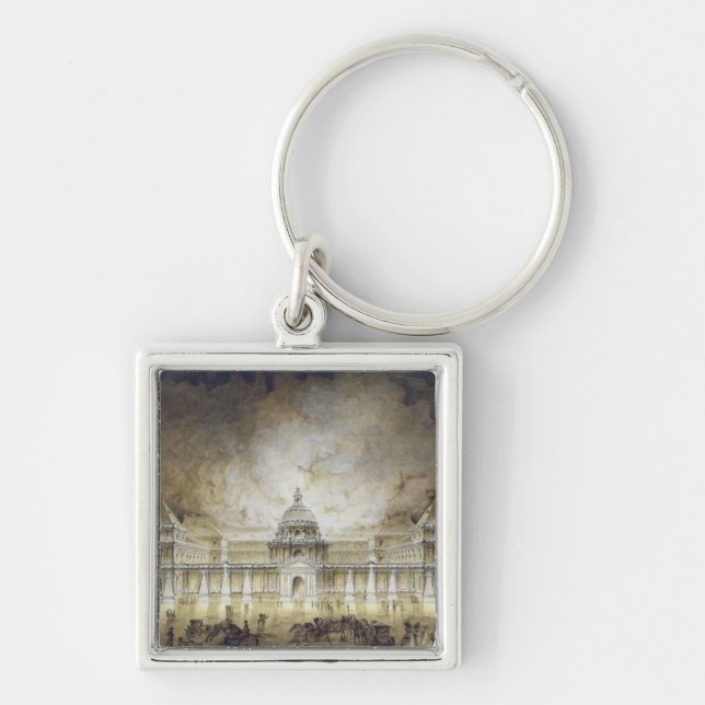 The Luxembourg Palace Illuminated Key Ring (Front)