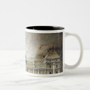 The Luxembourg Palace Illuminated Two-Tone Coffee Mug