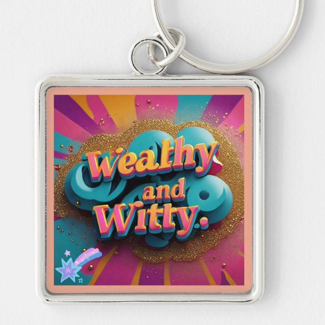 "The Luxury Laughter Club" Key Ring (Front)