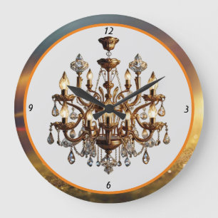 "The Luxury Look" Large Clock