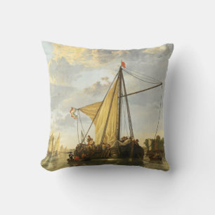 The Maas at Dordrecht  Aelbert Cuyp   Cushion