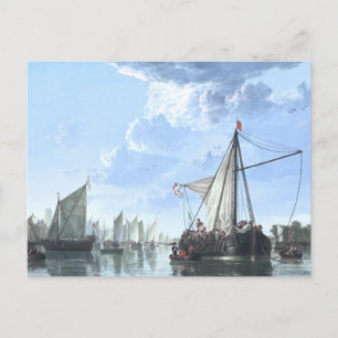 The Maas at Dordrecht by Day Postcard