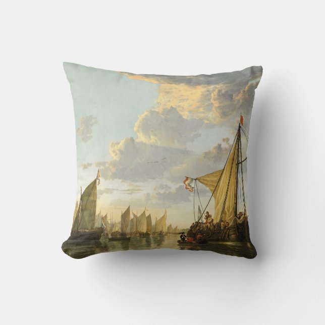 The Maas at Dordrecht Cushion (Front)