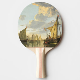 The Maas at Dordrecht Ping Pong Paddle
