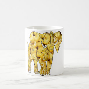 The Macaroni Noodle Elephant-mug Coffee Mug
