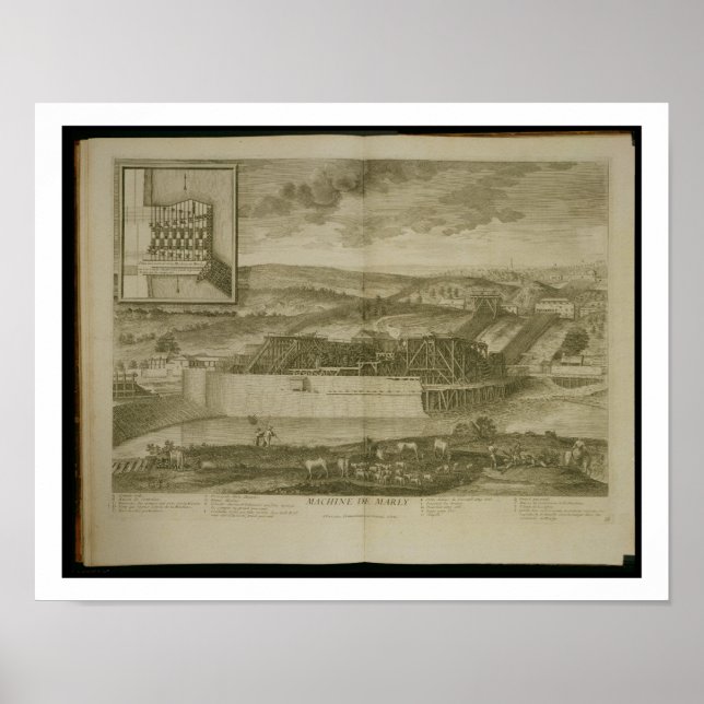 The Machine at Marly, from 'Les Plans, Profils et Poster (Front)