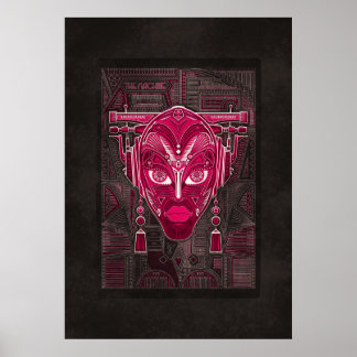 The Machine: Bride of Pinbot Pinball Poster