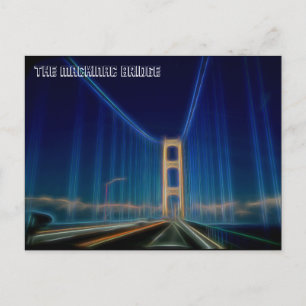 The Mackinac Bridge Postcard