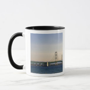 The Mackinac Bridge spanning the Straits of 3 Mug
