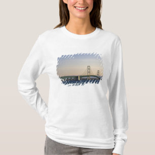 The Mackinac Bridge spanning the Straits of 3 T-Shirt