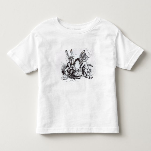 The Mad Hatter and the March Hare Toddler T-Shirt (Front)