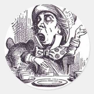 The Mad Hatter Classic Round Sticker
