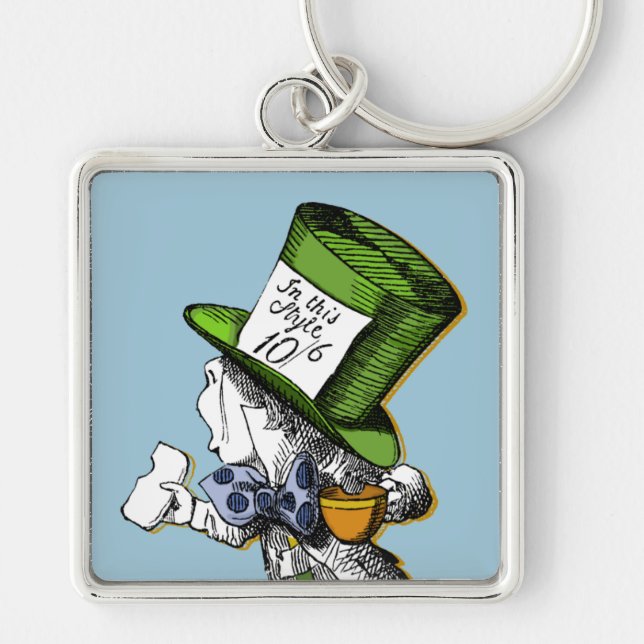 The Mad Hatter Key Ring (Front)