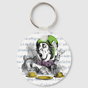 The Mad Hatter Key Ring
