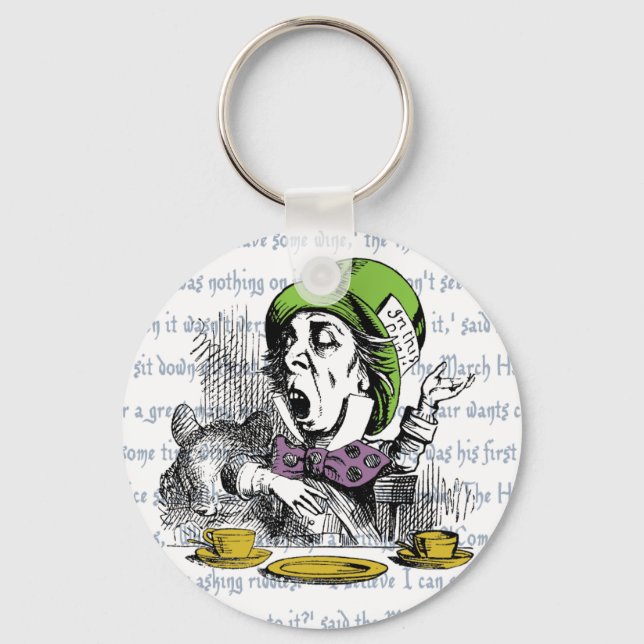 The Mad Hatter Key Ring (Front)