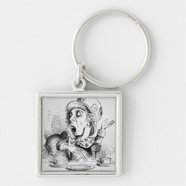 The Mad Hatter Key Ring (Front)