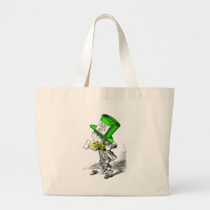 The Mad Hatter Large Tote Bag
