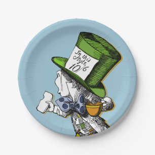 The Mad Hatter Paper Plate