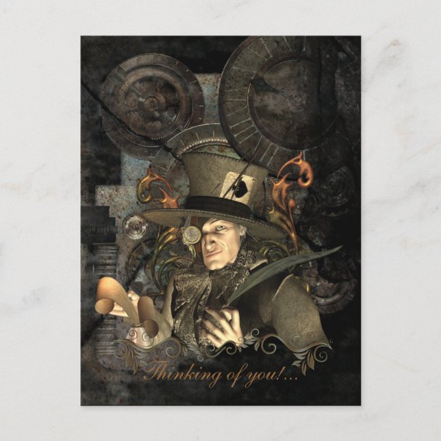 The Mad Hatter Postcard (Front)