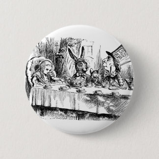 The Mad Hatter's Tea Party 6 Cm Round Badge