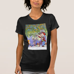 The Mad Hatter's Tea Party in Alice in Wonderland T-Shirt