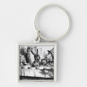 The Mad Hatter's Tea Party Key Ring