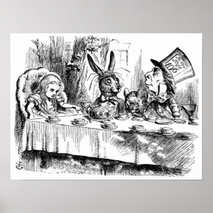 The Mad Hatter's Tea Party Poster
