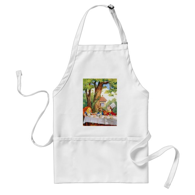 THE MAD HATTER'S TEA PARTY STANDARD APRON (Front)