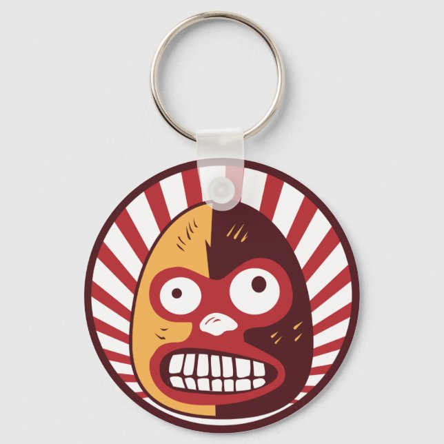 The Mad Mexican Fighter Keychain (Front)