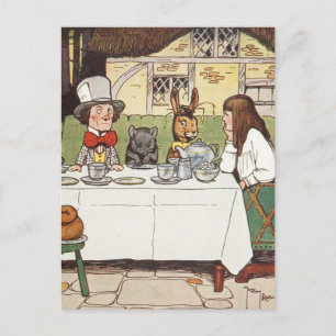 The Mad Tea Party Postcard