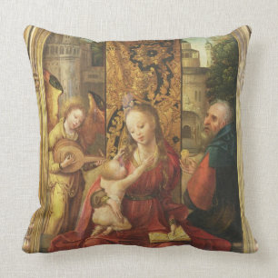 The Madonna and Child Enthroned Cushion