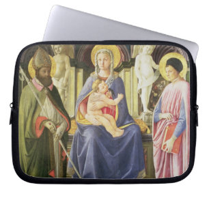 The Madonna and Child with SS. Clement and Justin, Laptop Sleeve
