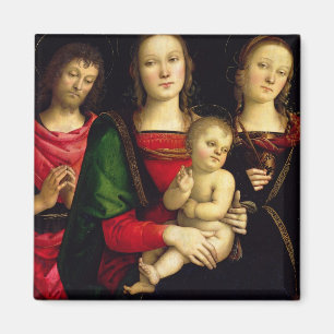 The Madonna and Child with St. John the Baptist an Magnet