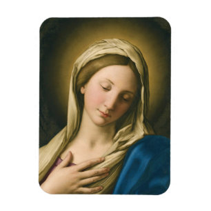 The Madonna At Prayer Magnet