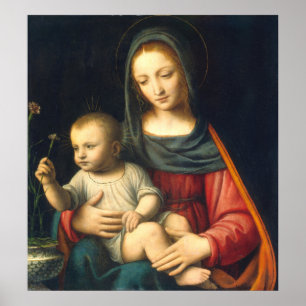 The Madonna - Bernardino Luini Fine Art Poster