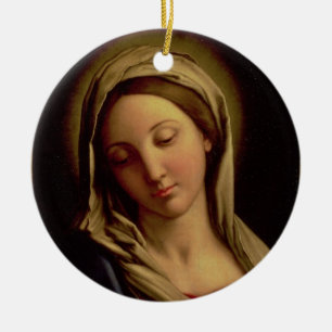 The Madonna Ceramic Tree Decoration