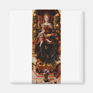 The Madonna della Candeletta by Carlo Crivelli Magnet