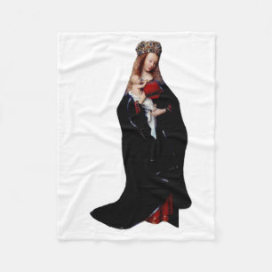 The Madonna in the Church by Jan van Eyck Fleece Blanket